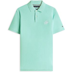 Tommy Hilfiger Poloshirt TH SCRIPT türkis M M Tommy Hilfiger Poloshirt TH SCRIPT türkis M M