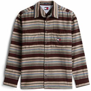TOMMY JEANS Overshirt braun S M TOMMY JEANS Overshirt braun S M