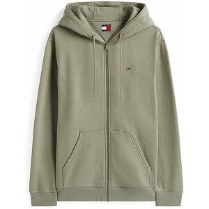 TOMMY JEANS Sweatjacke olive S M TOMMY JEANS Sweatjacke olive S M