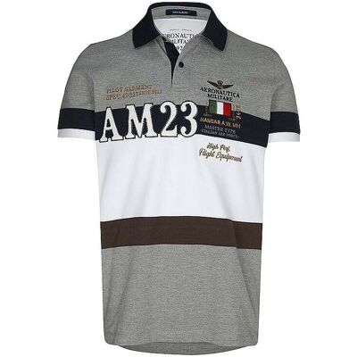 AERONAUTICA MILITARE Poloshirt hellgrau L M AERONAUTICA MILITARE Poloshirt hellgrau L M