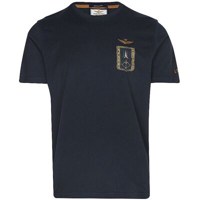 AERONAUTICA MILITARE T-Shirt dunkelblau S M AERONAUTICA MILITARE T-Shirt dunkelblau S M