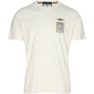 AERONAUTICA MILITARE T-Shirt creme XXL M AERONAUTICA MILITARE T-Shirt creme XXL M