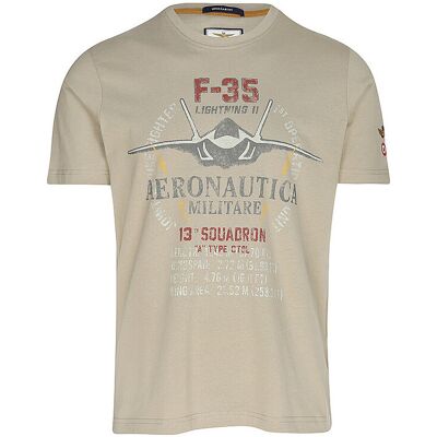 AERONAUTICA MILITARE T-Shirt creme M M AERONAUTICA MILITARE T-Shirt creme M M