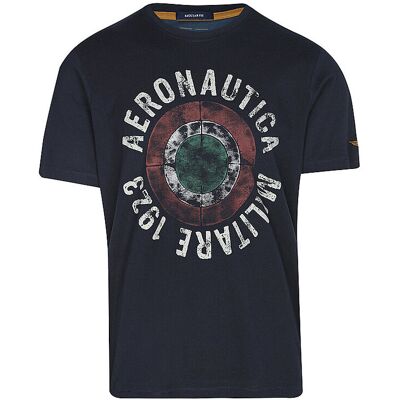 AERONAUTICA MILITARE T-Shirt dunkelblau S M AERONAUTICA MILITARE T-Shirt dunkelblau S M