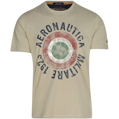 AERONAUTICA MILITARE T-Shirt creme M M AERONAUTICA MILITARE T-Shirt creme M M