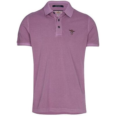 AERONAUTICA MILITARE Poloshirt lila S M AERONAUTICA MILITARE Poloshirt lila S M