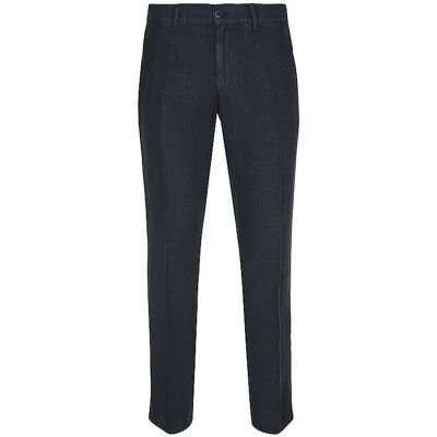 ALBERTO Leinenhose LOU-J dunkelblau 34/L30 M ALBERTO Leinenhose LOU-J dunkelblau 34/L30 M