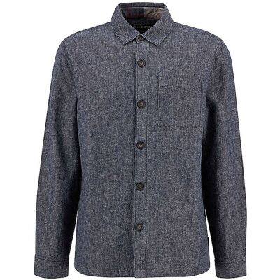 BARBOUR Overshirt STILLWATER dunkelblau XL M BARBOUR Overshirt STILLWATER dunkelblau XL M