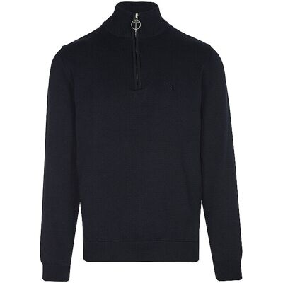 BARBOUR Troyer Pullover dunkelblau XL M BARBOUR Troyer Pullover dunkelblau XL M