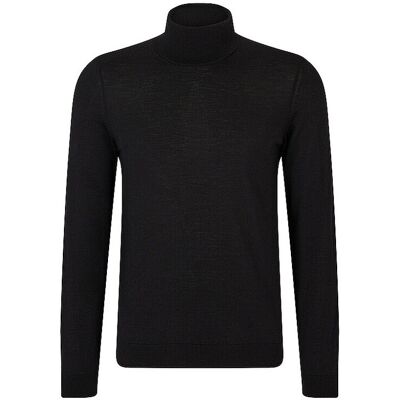 Boss Rollkragenpullover Slim Fit MUSSO schwarz XXL M Boss Rollkragenpullover Slim Fit MUSSO schwarz XXL M
