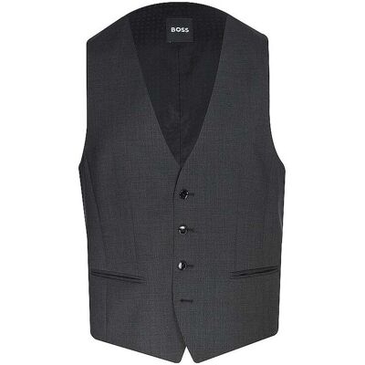 Boss Anzugweste H-HUGE grau 58 M Boss Anzugweste H-HUGE grau 58 M