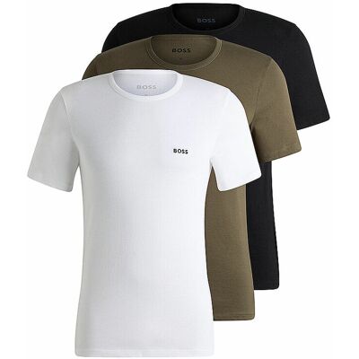 Boss T-Shirt 3er Pkg. open miscellaneous weiss S M Boss T-Shirt 3er Pkg. open miscellaneous weiss S M