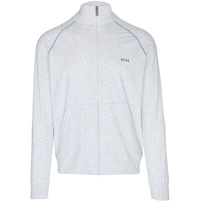 Boss Loungewear Sweatjacke JACKET Z hellgrau S M Boss Loungewear Sweatjacke JACKET Z hellgrau S M