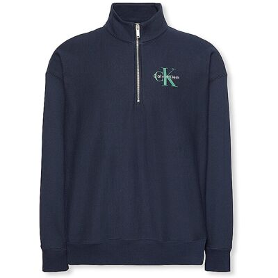 Calvin KLEIN JEANS Troyer Sweater dunkelblau M M Calvin KLEIN JEANS Troyer Sweater dunkelblau M M