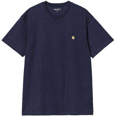 CARHARTT WIP T-Shirt CHASE dunkelblau XL M CARHARTT WIP T-Shirt CHASE dunkelblau XL M