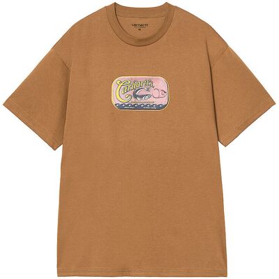 CARHARTT WIP T-Shirt SARDINAS hellbraun M M CARHARTT WIP T-Shirt SARDINAS hellbraun M M
