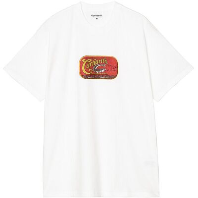 CARHARTT WIP T-Shirt SARDINAS weiss XS M CARHARTT WIP T-Shirt SARDINAS weiss XS M