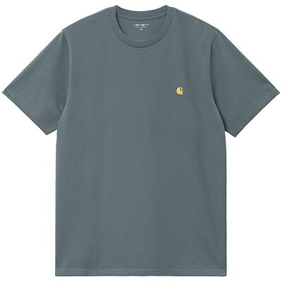 CARHARTT WIP T-Shirt CHASE petrol XS M CARHARTT WIP T-Shirt CHASE petrol XS M