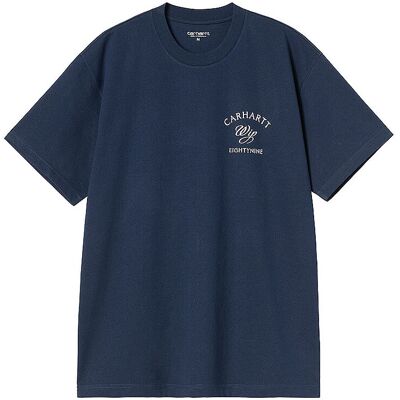 CARHARTT WIP T-Shirt EIGHTYNINE dunkelblau XS M CARHARTT WIP T-Shirt EIGHTYNINE dunkelblau XS M