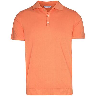 DANIELE FIESOLI Poloshirt orange S M DANIELE FIESOLI Poloshirt orange S M