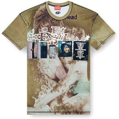 Diesel T-Shirt olive XL M Diesel T-Shirt olive XL M