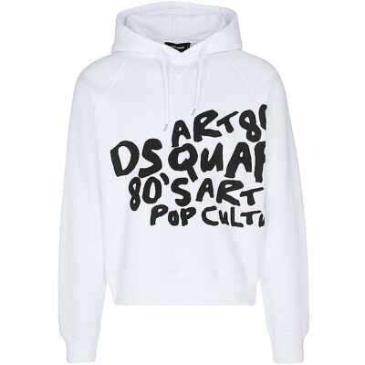DSQUARED2 Kapuzensweater - Hoodie weiss S M DSQUARED2 Kapuzensweater - Hoodie weiss S M