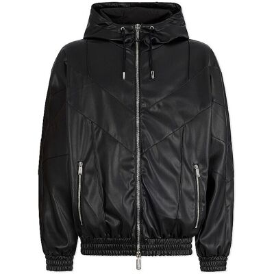 DSQUARED2 Jacke in Lederoptik schwarz 46 M DSQUARED2 Jacke in Lederoptik schwarz 46 M