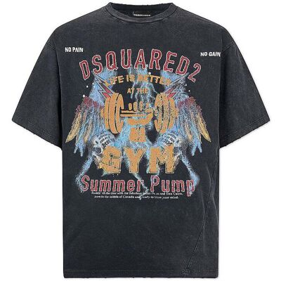 DSQUARED2 T-Shirt schwarz XL M DSQUARED2 T-Shirt schwarz XL M