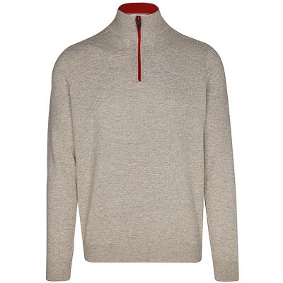 ECOALF Troyer Pullover beige XXL M ECOALF Troyer Pullover beige XXL M