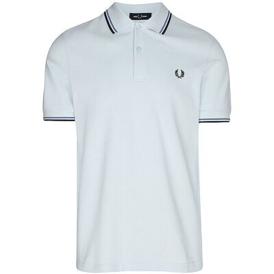 FRED PERRY Poloshirt hellblau L M FRED PERRY Poloshirt hellblau L M