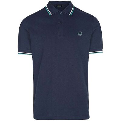 FRED PERRY Poloshirt blau XXL M FRED PERRY Poloshirt blau XXL M