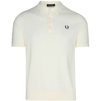 FRED PERRY Poloshirt creme S M FRED PERRY Poloshirt creme S M