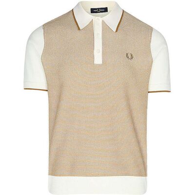 FRED PERRY Poloshirt creme S M FRED PERRY Poloshirt creme S M