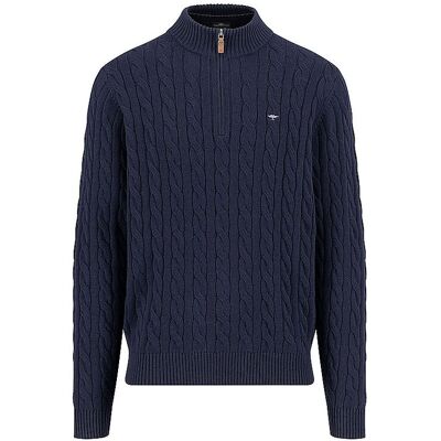 FYNCH-HATTON Troyer Pullover dunkelblau 4XL M FYNCH-HATTON Troyer Pullover dunkelblau 4XL M