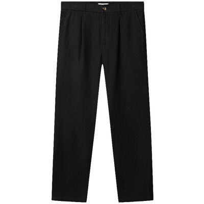 GABBA Chino NAPOLI 19 LINO schwarz XL M GABBA Chino NAPOLI 19 LINO schwarz XL M