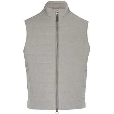 GANT Steppgilet hellgrau S M GANT Steppgilet hellgrau S M