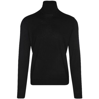 HUGO Rollkragenpullover SAN THOMAS schwarz S M HUGO Rollkragenpullover SAN THOMAS schwarz S M