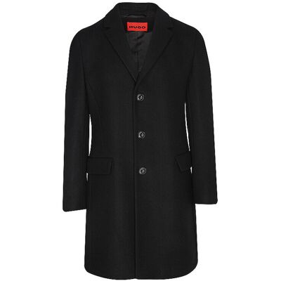 HUGO Wollmantel MIGOR schwarz 54 M HUGO Wollmantel MIGOR schwarz 54 M