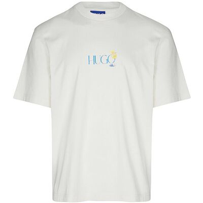 HUGO T-Shirt NULAXO creme XS M HUGO T-Shirt NULAXO creme XS M