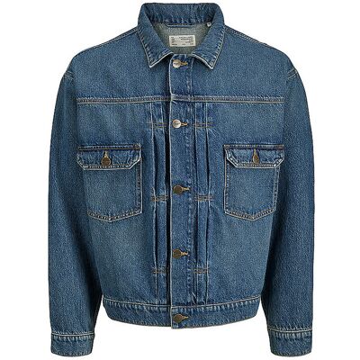 JACK & JONES Jeansjacke JJIMILES hellblau L M JACK & JONES Jeansjacke JJIMILES hellblau L M