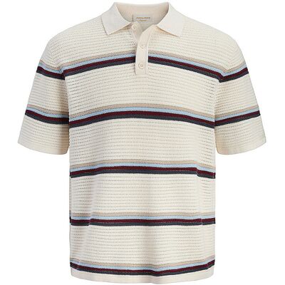JACK & JONES Poloshirt JORMAINE creme M M JACK & JONES Poloshirt JORMAINE creme M M