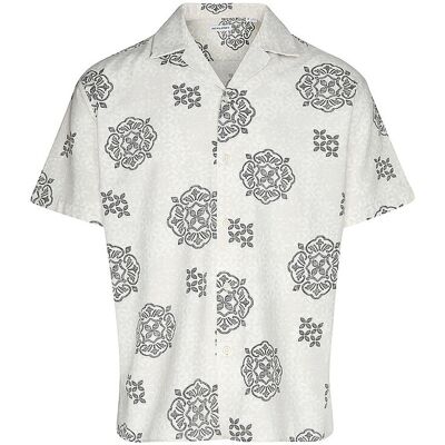 JACK & JONES Hemd JJALFREDO SLUB RESORT beige M M JACK & JONES Hemd JJALFREDO SLUB RESORT beige M M