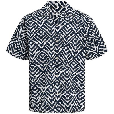 JACK & JONES Hemd JJMILO dunkelblau L M JACK & JONES Hemd JJMILO dunkelblau L M
