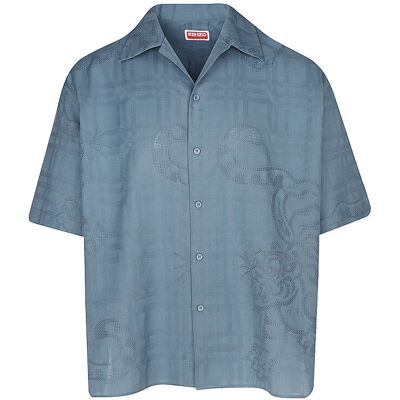 Kenzo Hemd BAMBOO TIGER HAWAIIAN hellblau M M Kenzo Hemd BAMBOO TIGER HAWAIIAN hellblau M M
