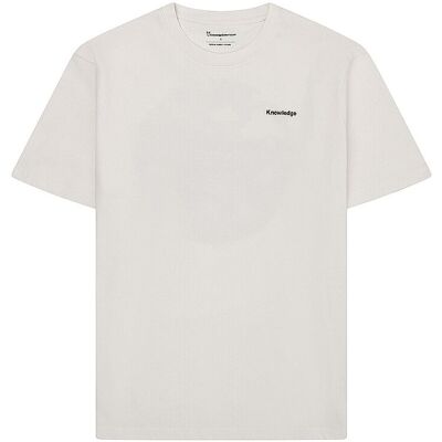 KNOWLEDGE COTTON APPAREL T-Shirt creme S M KNOWLEDGE COTTON APPAREL T-Shirt creme S M