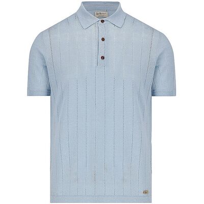 LUIS TRENKER Trachtenpoloshirt LUVIC hellblau L M LUIS TRENKER Trachtenpoloshirt LUVIC hellblau L M