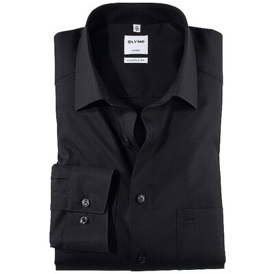 OLYMP Hemd Modern Fit schwarz 42 M OLYMP Hemd Modern Fit schwarz 42 M
