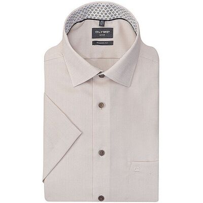 OLYMP Hemd Regular Fit beige 40 M OLYMP Hemd Regular Fit beige 40 M