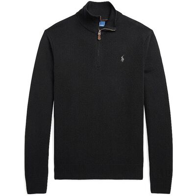 POLO RALPH LAUREN Troyer Pullover Regular Fit schwarz XXL M POLO RALPH LAUREN Troyer Pullover Regular Fit schwarz XXL M