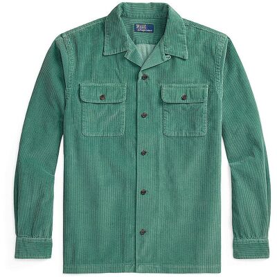 POLO RALPH LAUREN Cord Overshirt grün XXL M POLO RALPH LAUREN Cord Overshirt grün XXL M